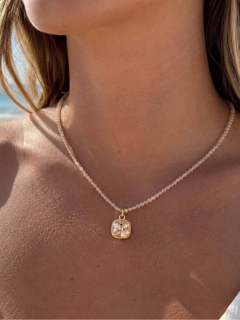 Élodie Gemstone Necklace #EN52