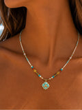 Cerulea Gemstone Necklace (#EN78)