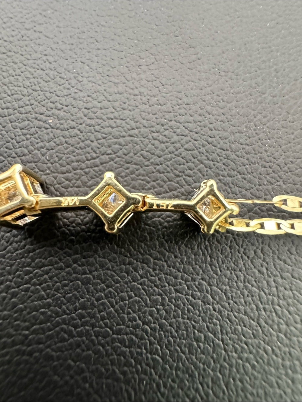 Natural Diamond Triple Drop Pendant (14k Gold)