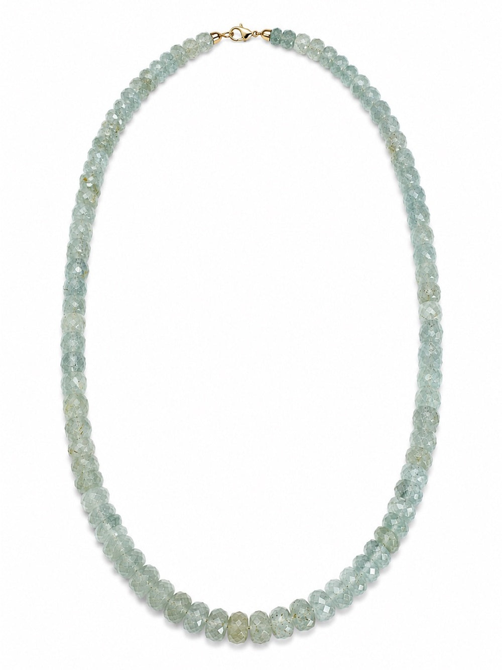 Aquamarine Gemstone Necklace (S925)