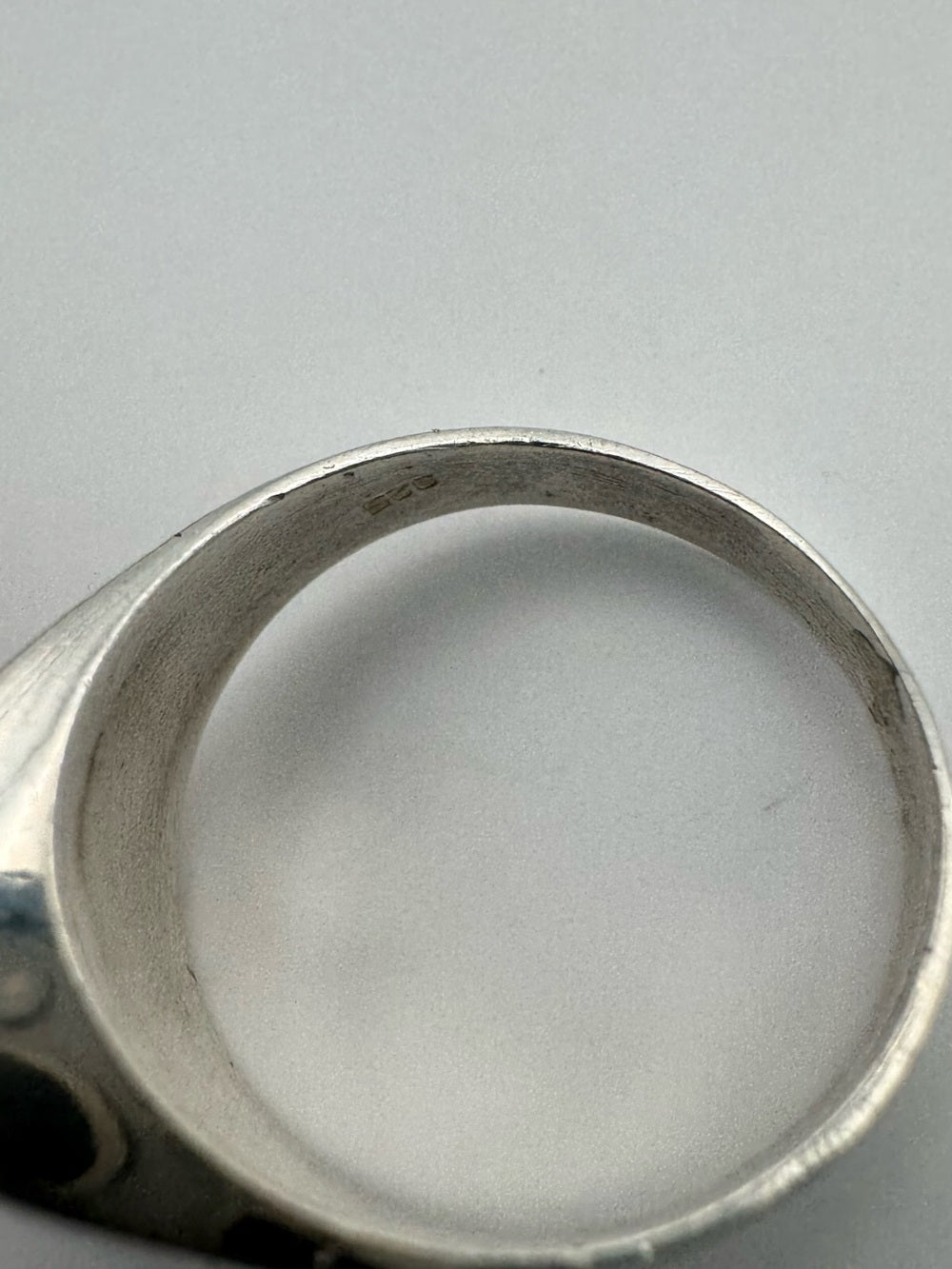 Abalone Signet Ring (S925)