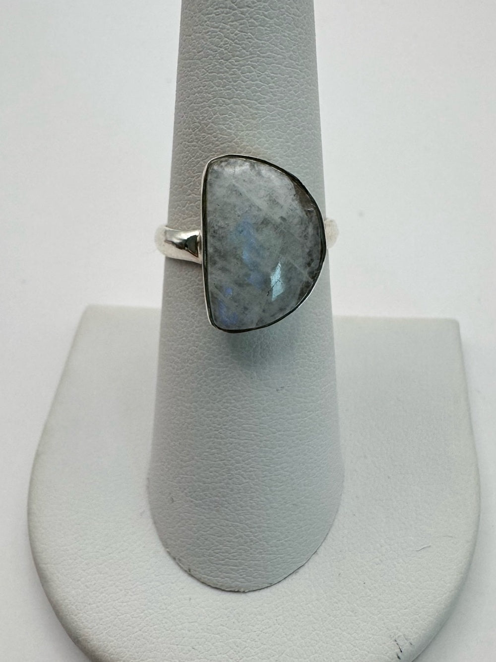 Moonstone Moon Ring (S925)