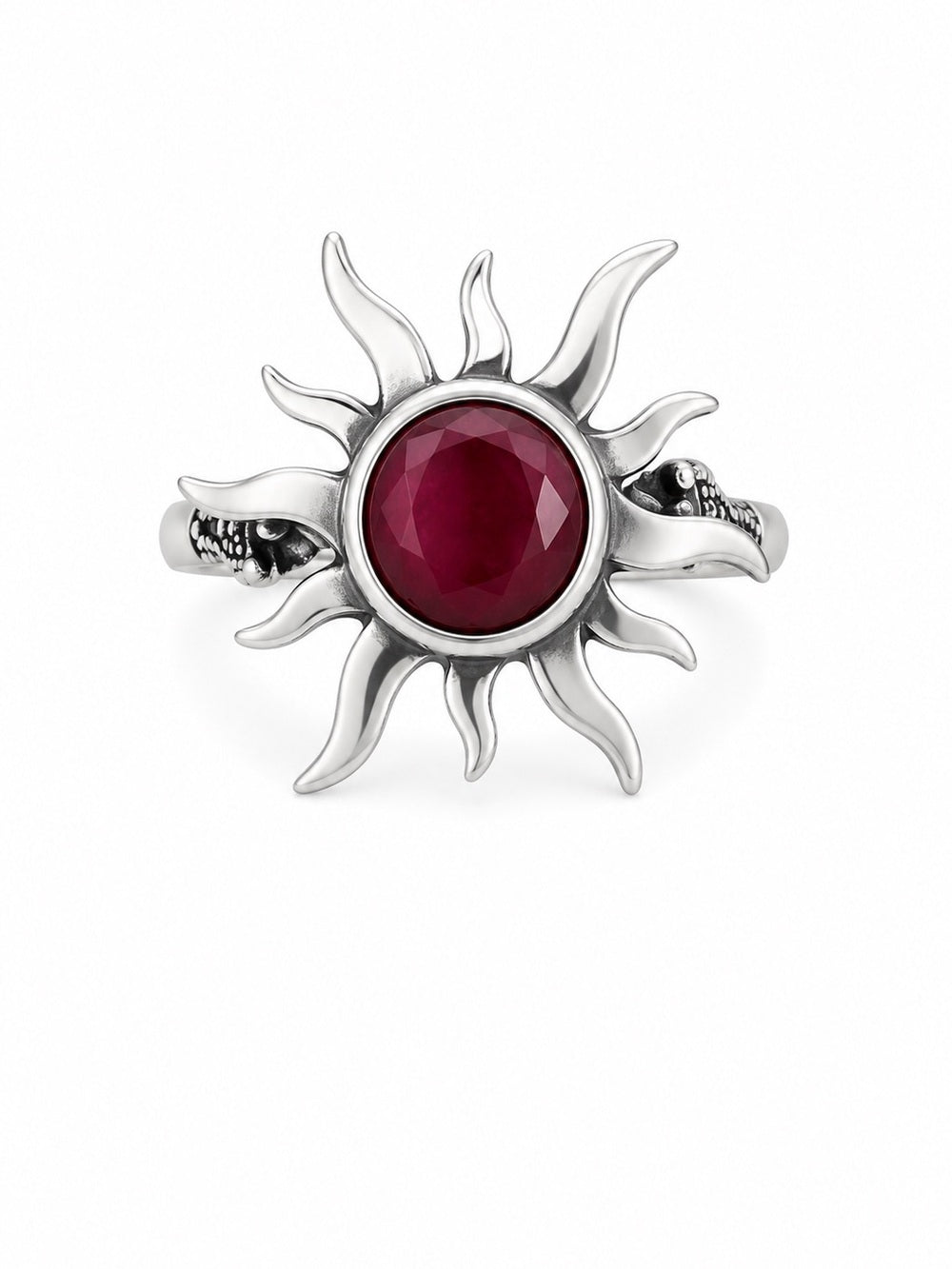 Ruby Sun Ring (S925)