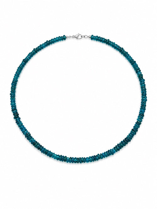 Apatite Gemstone Necklace (S925)