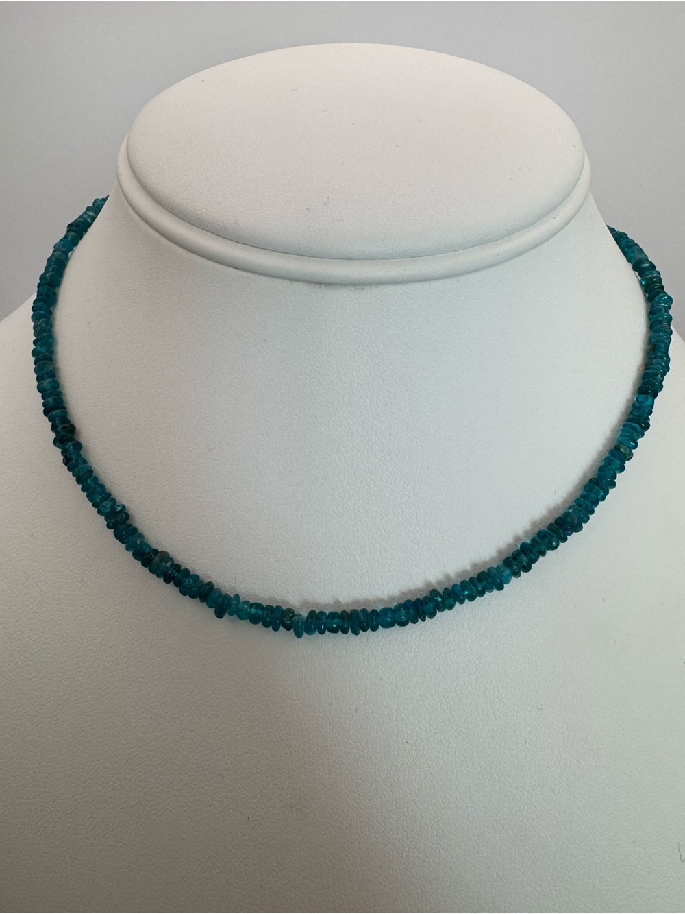 Apatite Gemstone Necklace (S925)