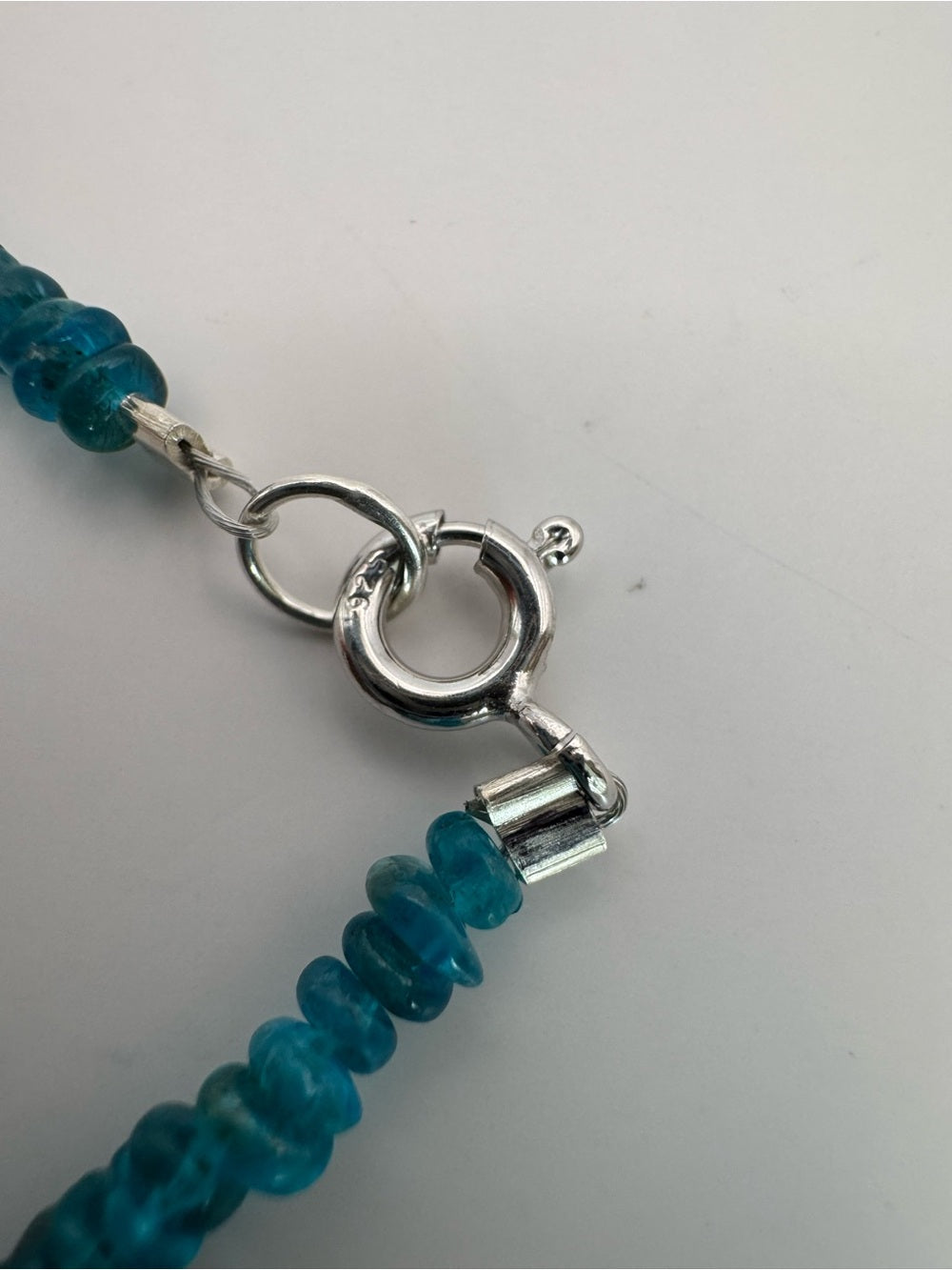 Apatite Gemstone Necklace (S925)
