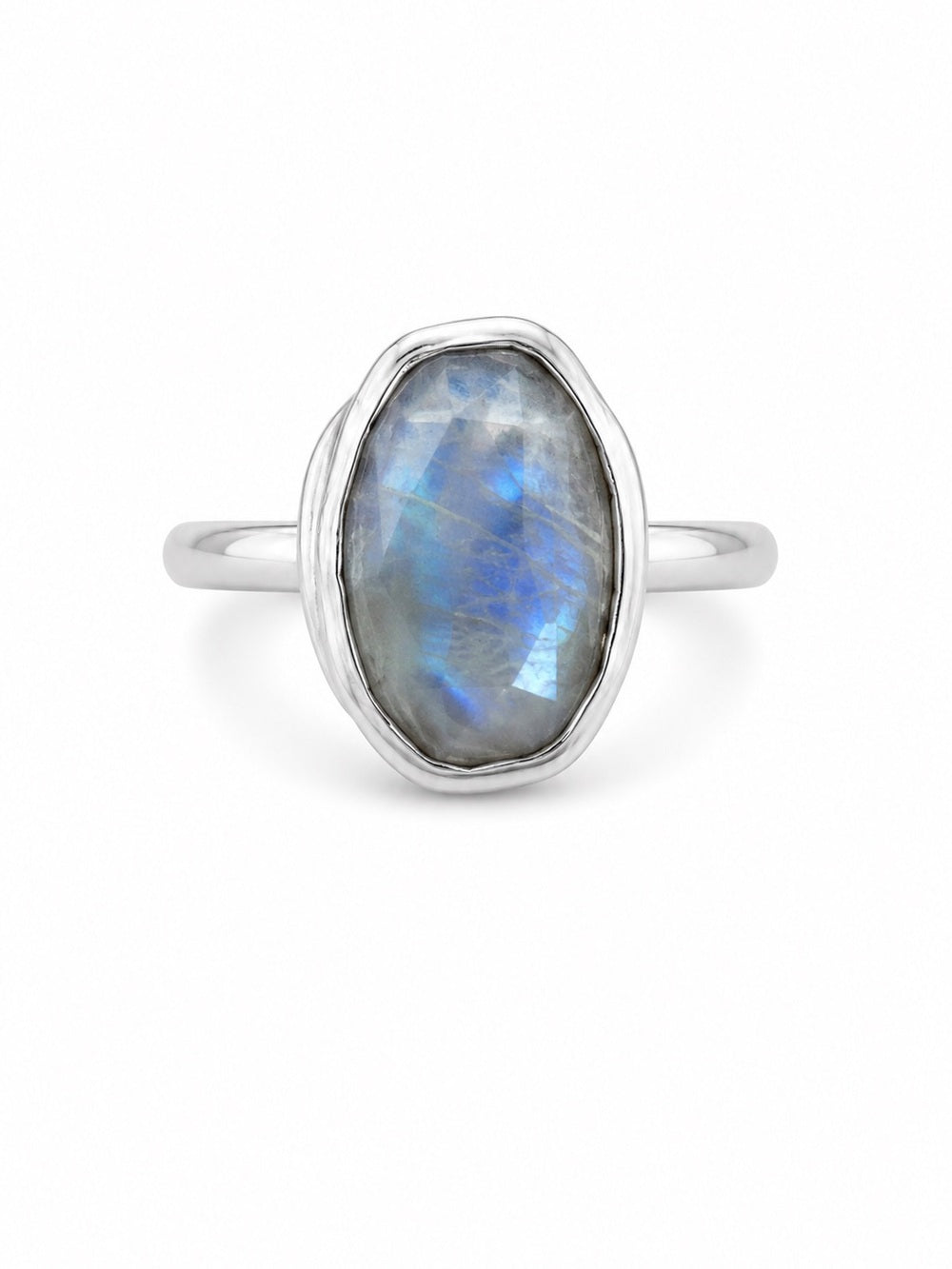 Moonstone Sculptural Ring (S925)