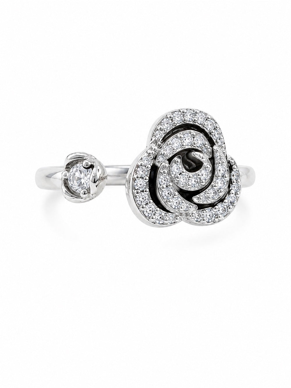 Rose Spinner Ring (S925)