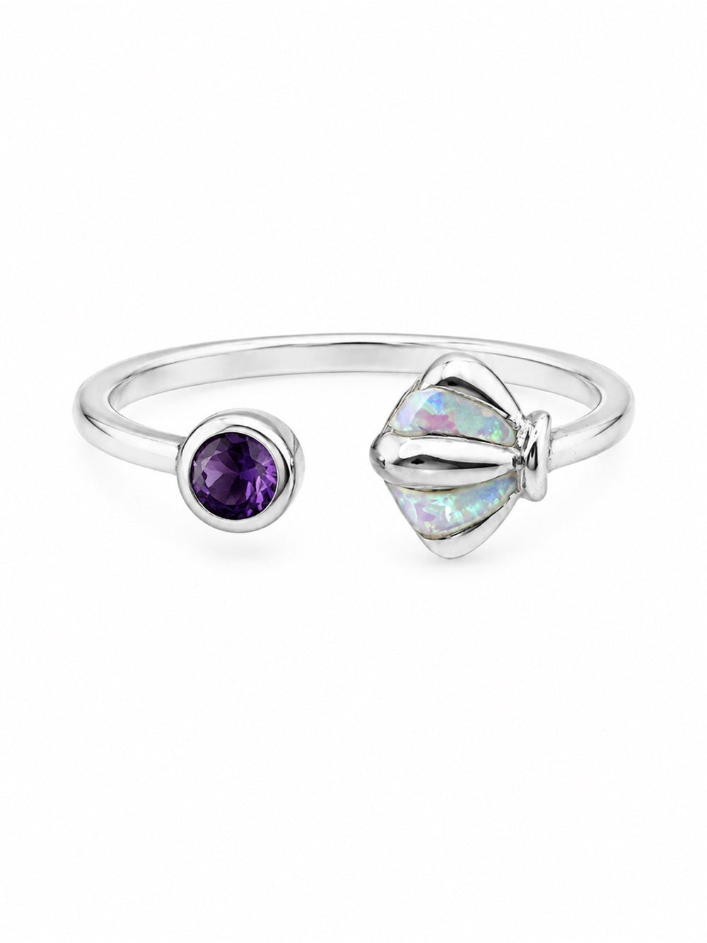 Australian Opal Seashell Ring