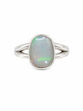 Ethiopian Opal Rounded Rectangle Ring