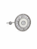 Spinning White Disk Ring