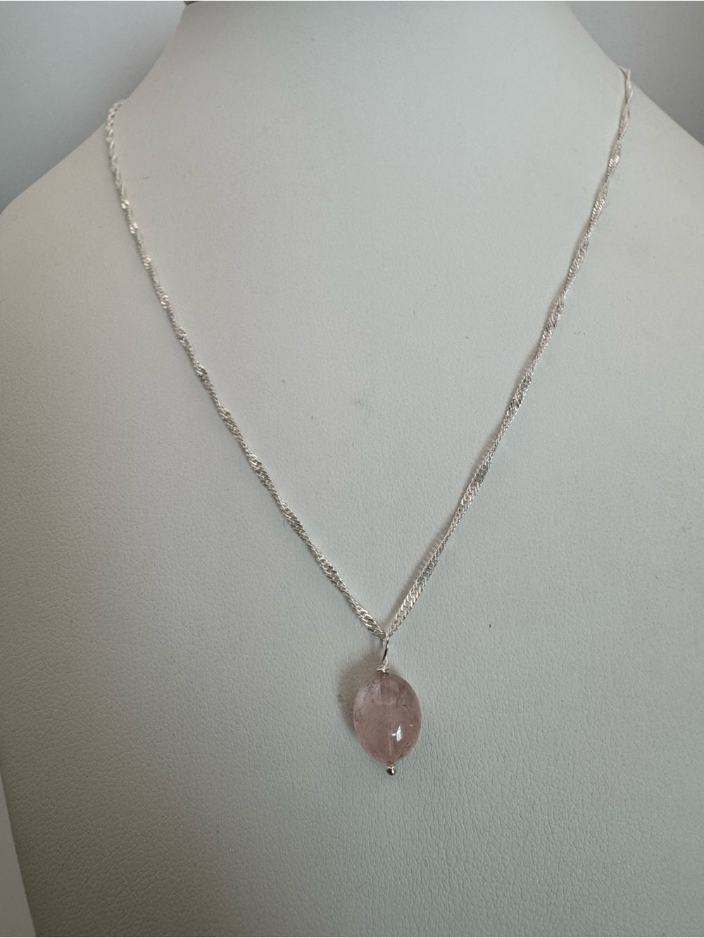 N10 Morganite Necklace (S925)