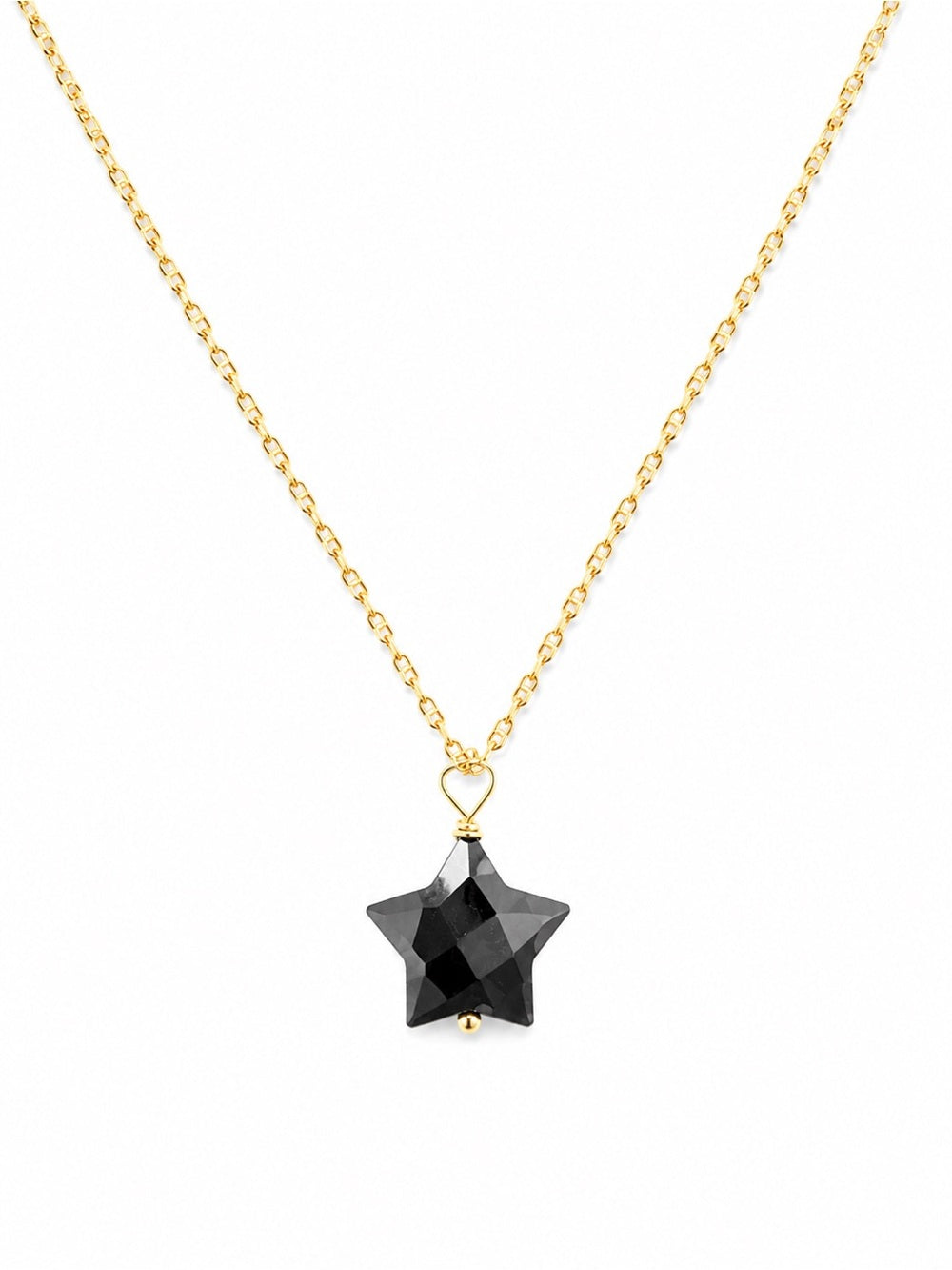 N7 Black Onyx Star Necklace