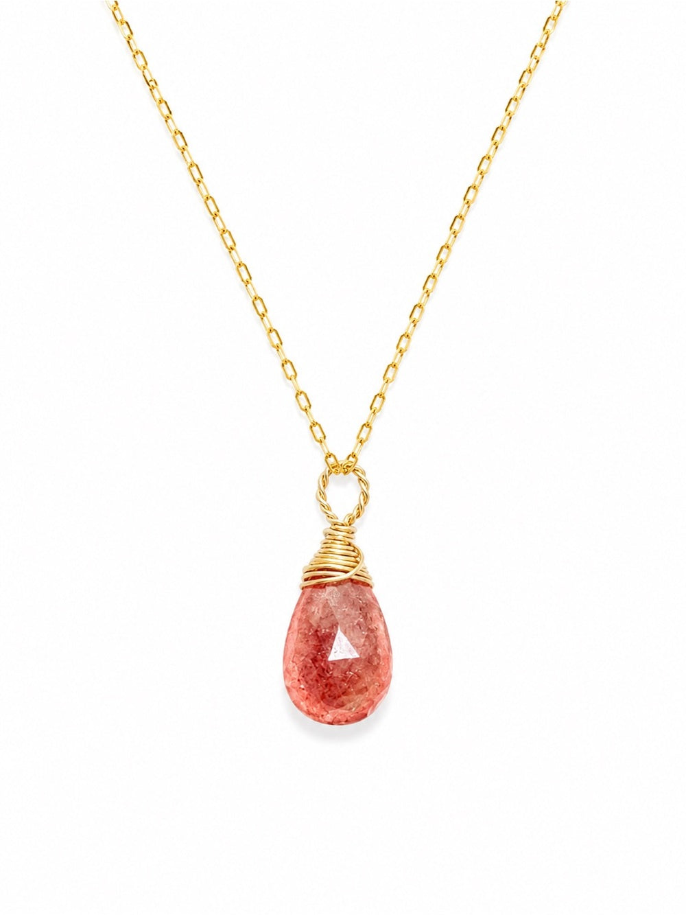 N3 Strawberry Quartz Necklace