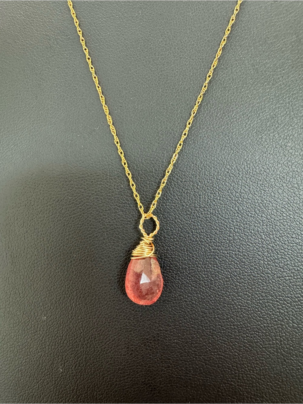 N3 Strawberry Quartz Necklace