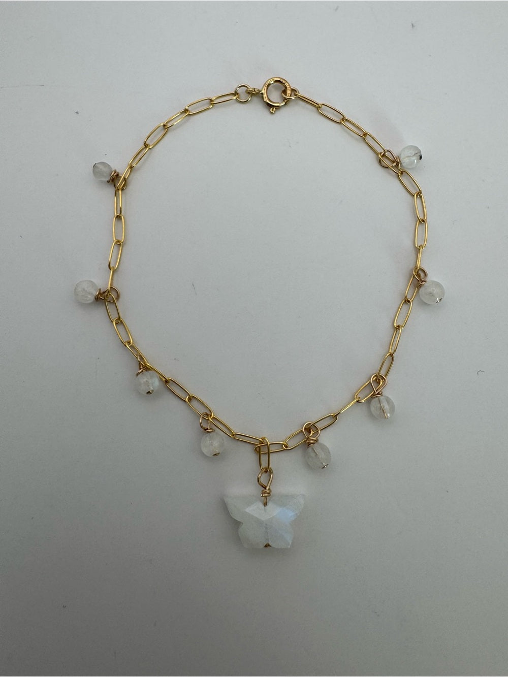 B2 Moonstone Butterfly Bracelet