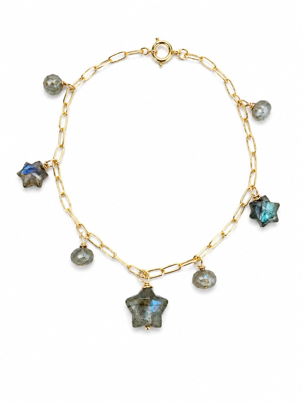 B16 Labradorite Star Bracelet