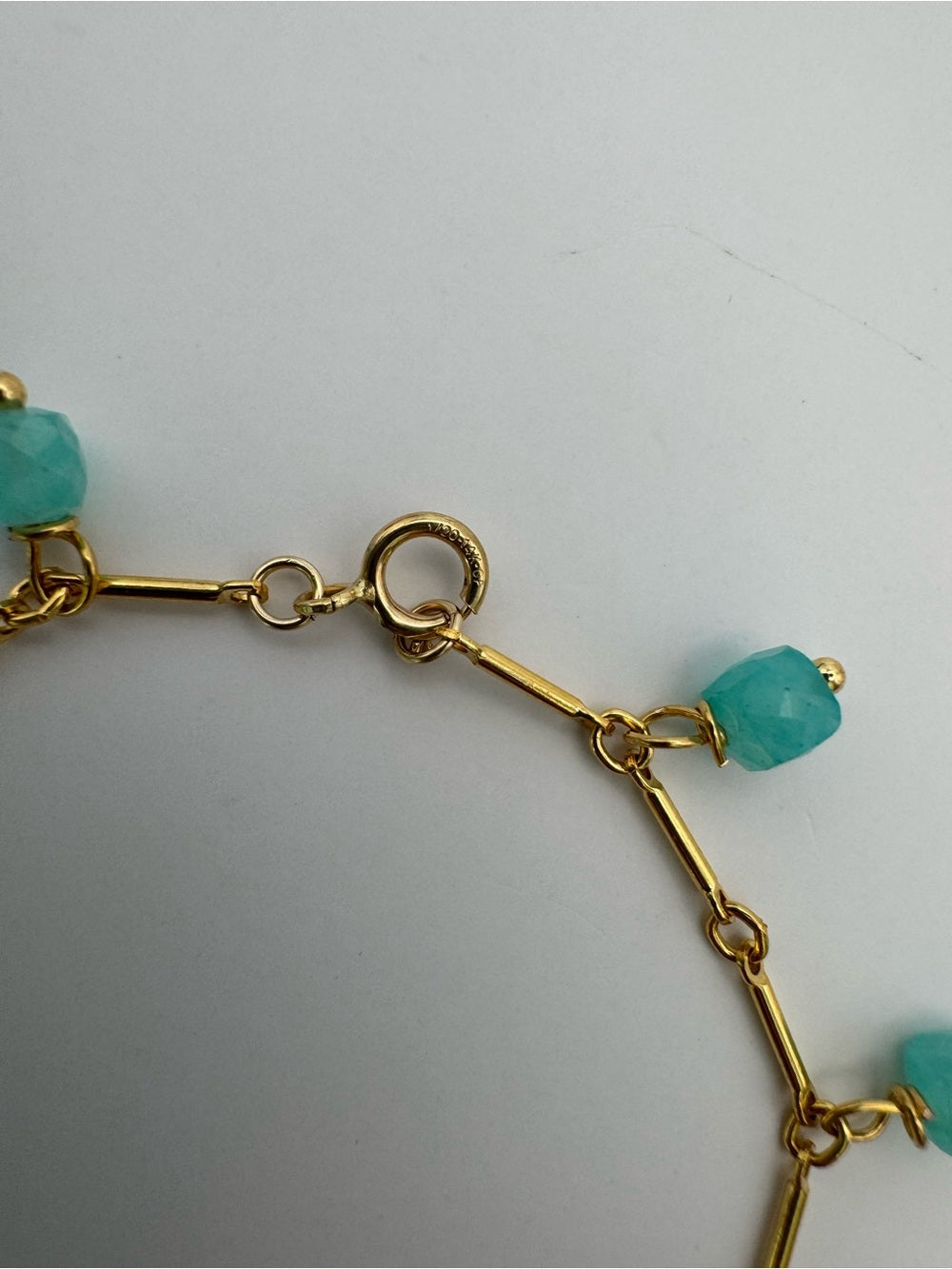 B1 Lemon Quartz and Amazonite Lemon Bracelet
