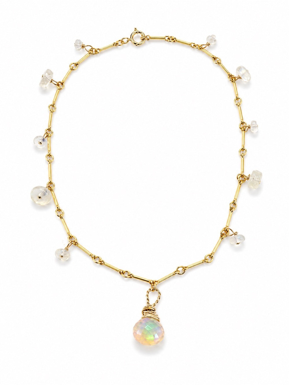 A53 Ethiopian Opal Anklet