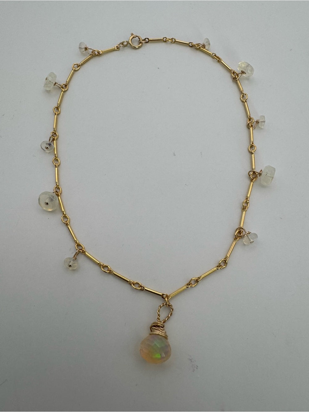 A53 Ethiopian Opal Anklet