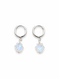 HG1 Moonstone Star Huggies (S925)