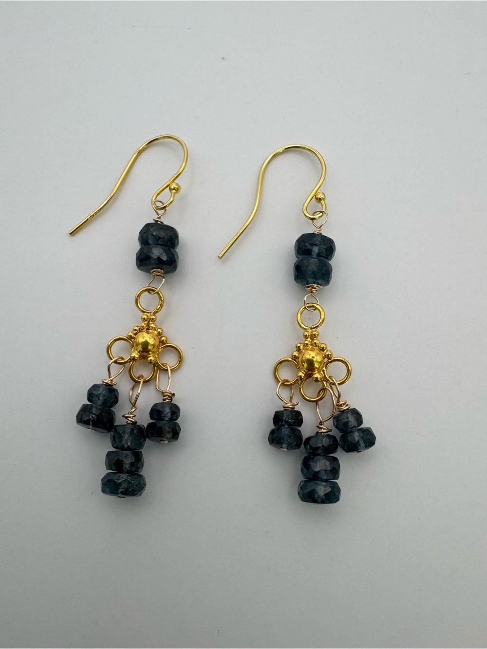 HK1 Kyanite Hook Earrings