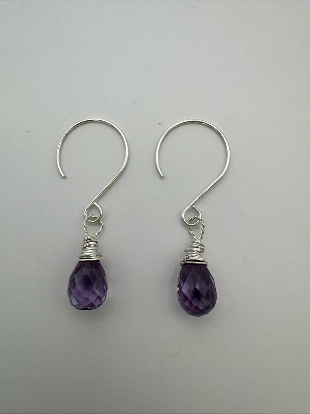 HK6 Alexandrite Hook Earrings (S925)