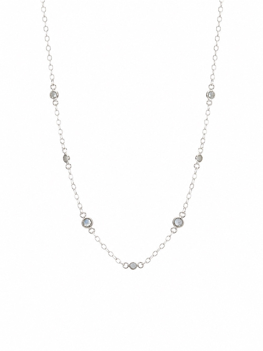 Moonstone Bezel S925 Necklace (NB3)