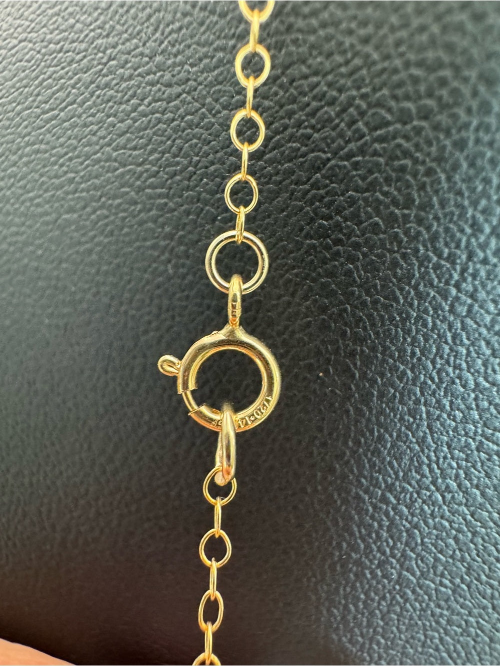 Morganite Bar Gold Filled Necklace (N80)