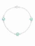 Amazonite Star S925 Bracelet (B31)