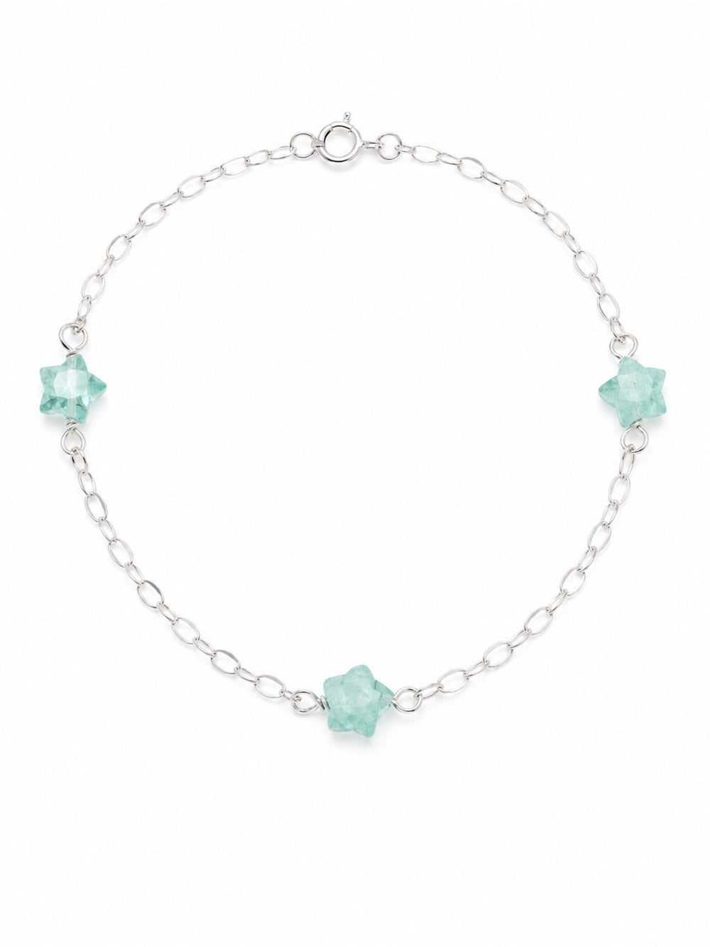 Amazonite Star S925 Bracelet (B31)