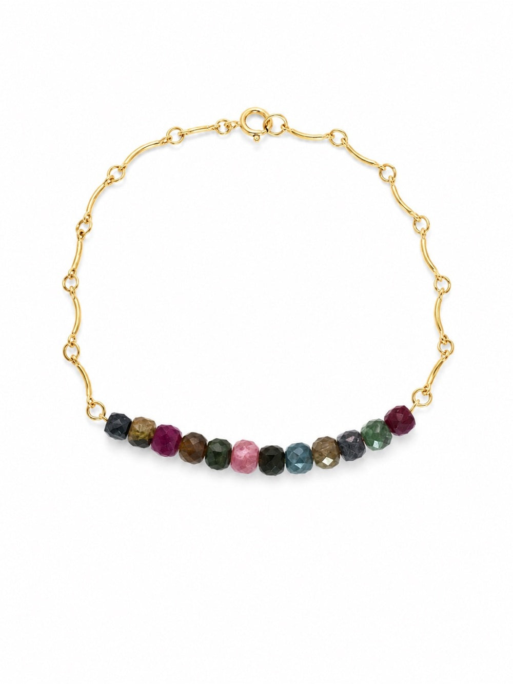 Tourmaline Bar Gold Filled Bracelet (BB2)