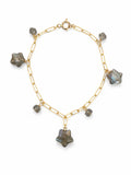 Labradorite Star Gold Filled Bracelet (B16)
