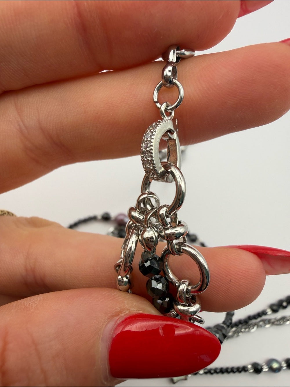 Midnight Star Triple Strand Necklace (#N73)