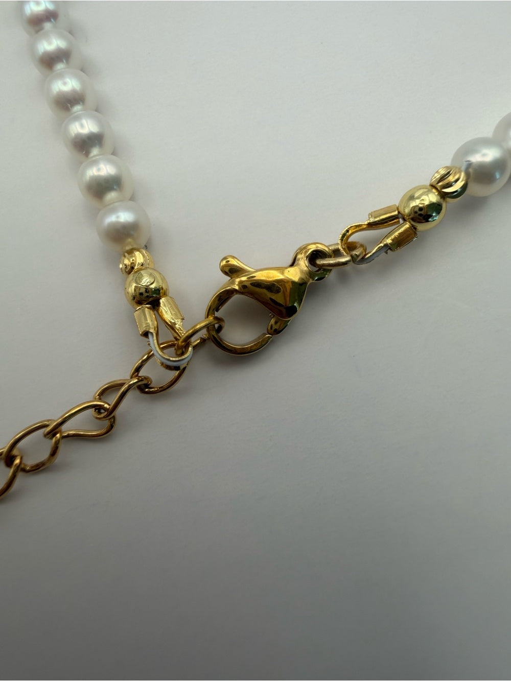 Blush Pearl Star and Flower Necklace (#N74)