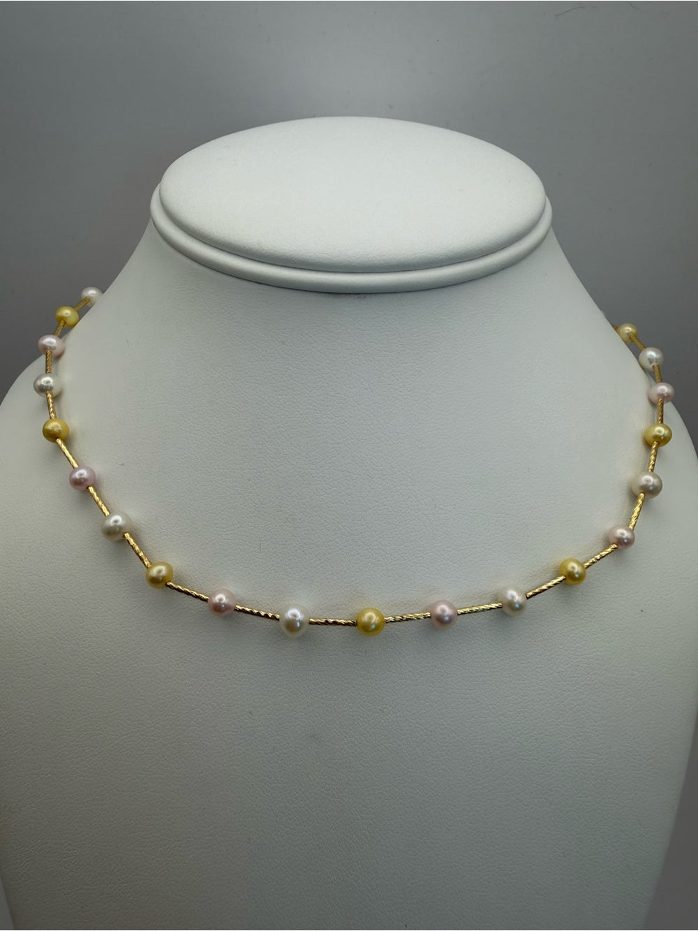 Sunset Pearls Necklace (#N61)