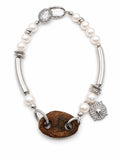 Driftwood Pearl Bracelet (#B61)