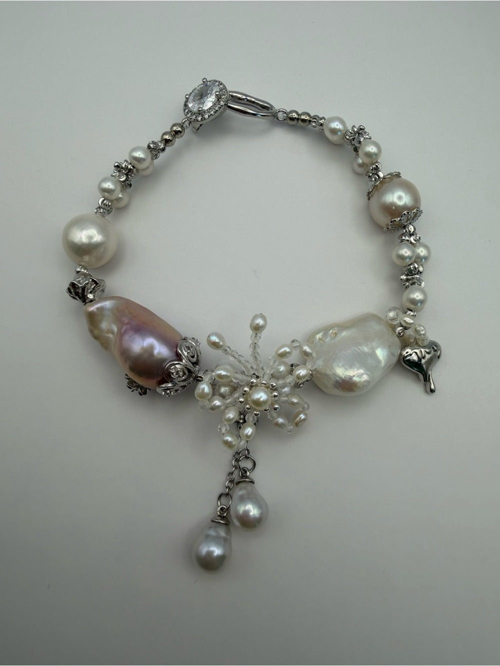 Bloom & Baroque Pearl Bracelet (#B57)