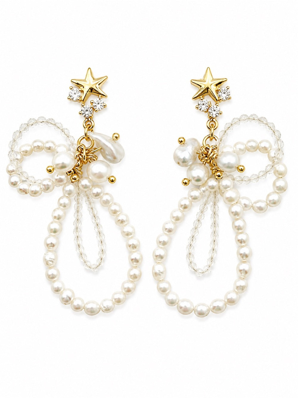 Starlight Bow Earrings (#E120)
