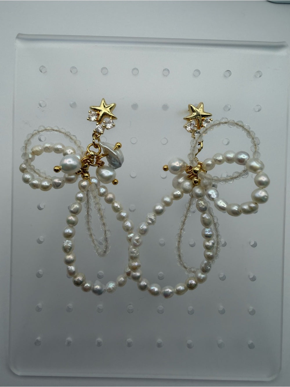Starlight Bow Earrings (#E120)