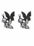 Midnight Butterfly Earrings (#E132)