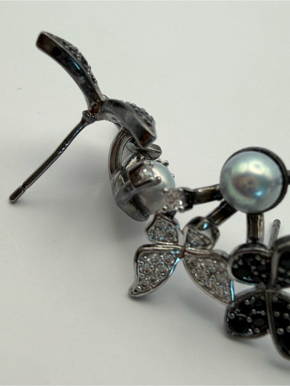 Midnight Butterfly Earrings (#E132)