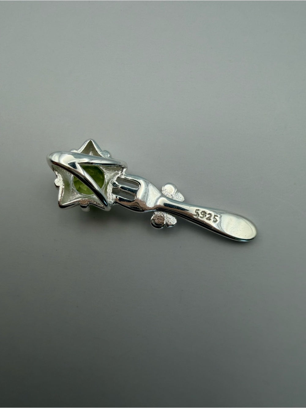 Star Fork Peridot Pendant (#P89)