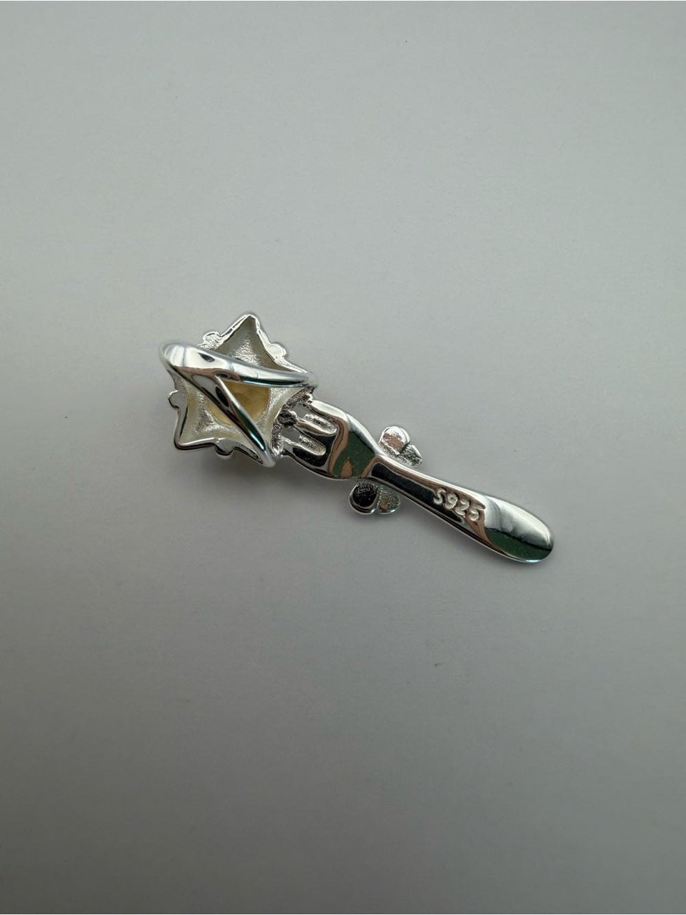 Star Fork Citrine Pendant (#P89)