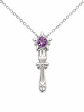 Star Fork Amethyst Pendant (#P89)