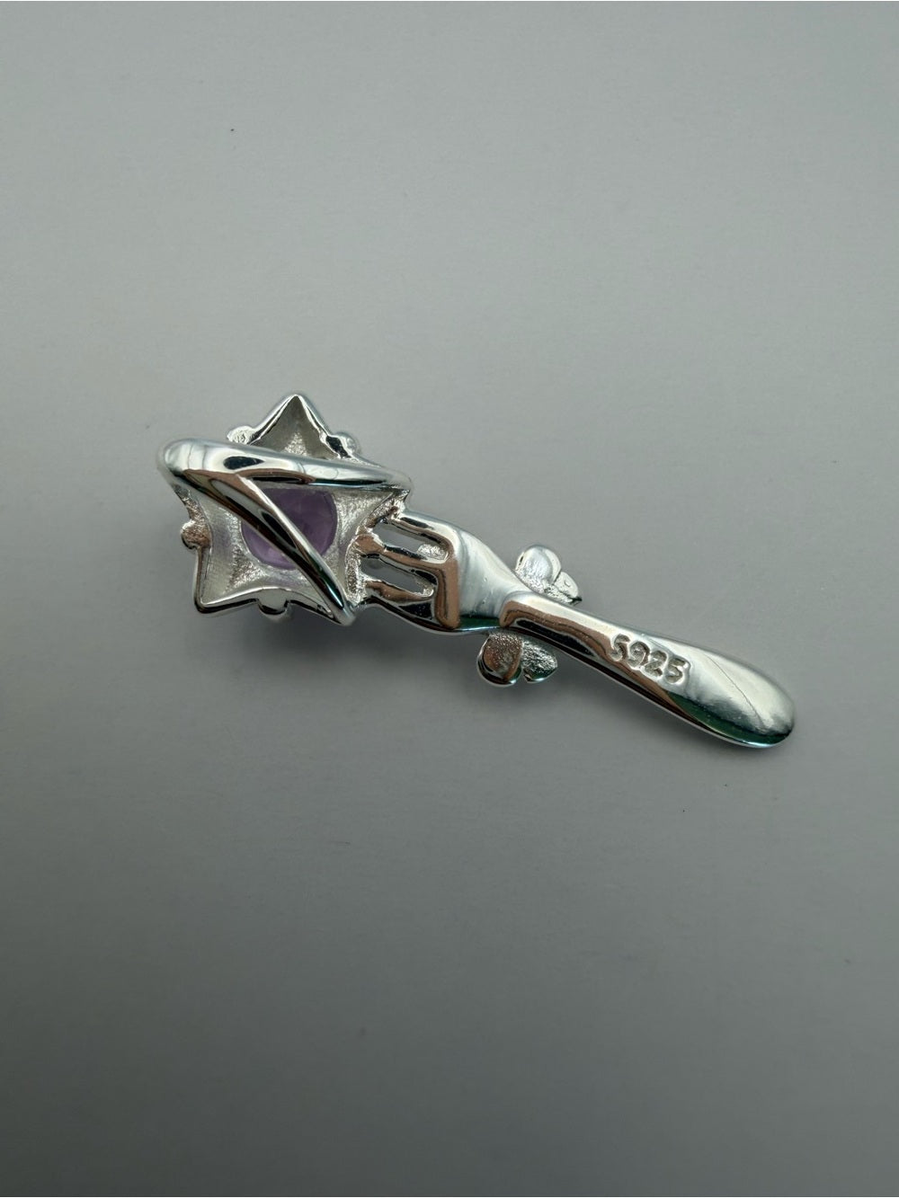 Star Fork Amethyst Pendant (#P89)