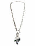 Noir Pearl Fringe Necklace (#N68)