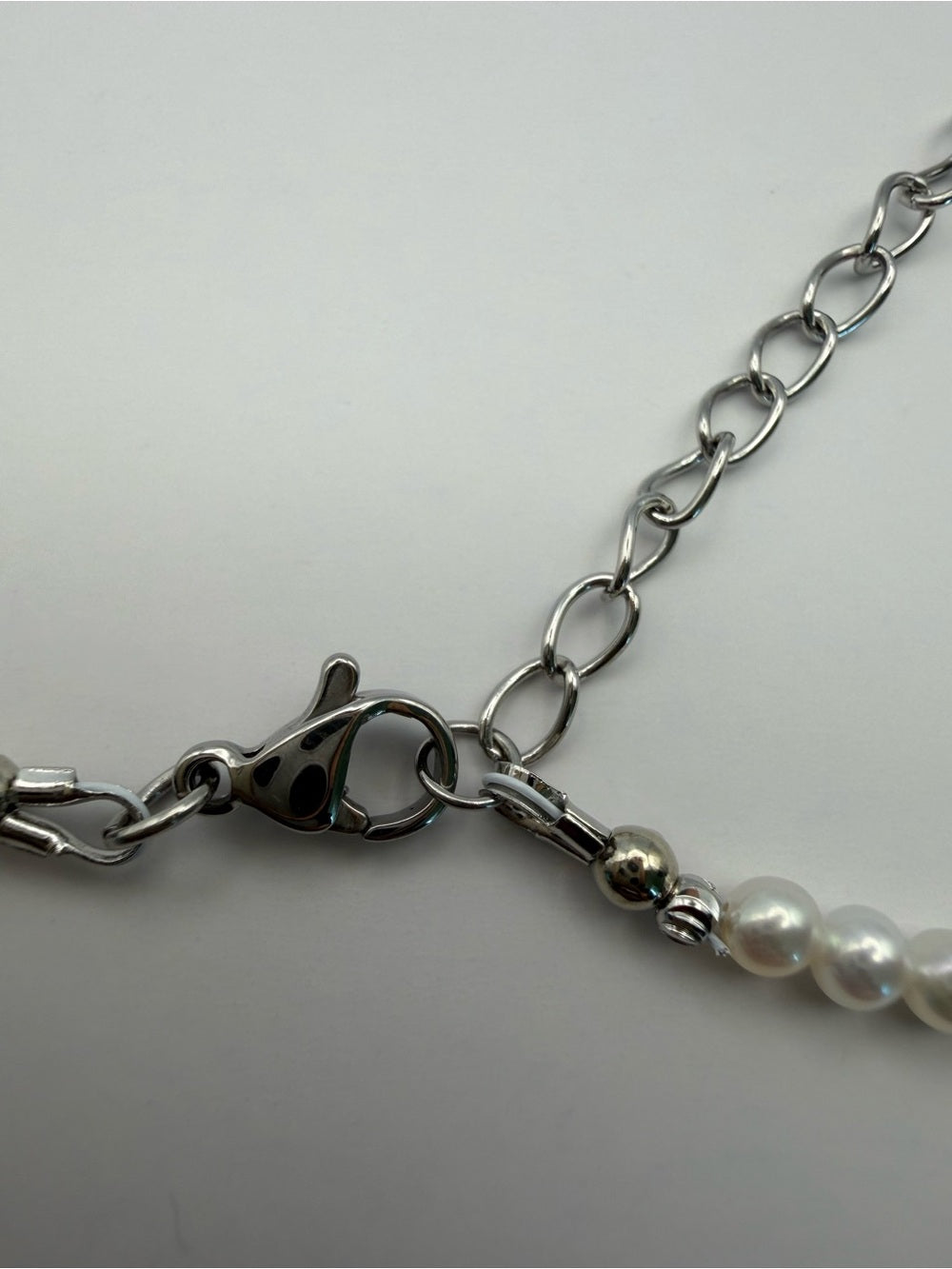 Freshwater Pearl Silver Bar 2.0 Necklace (#N63)