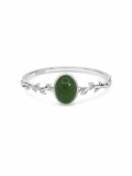 Jade Branch Ring (S925) R95