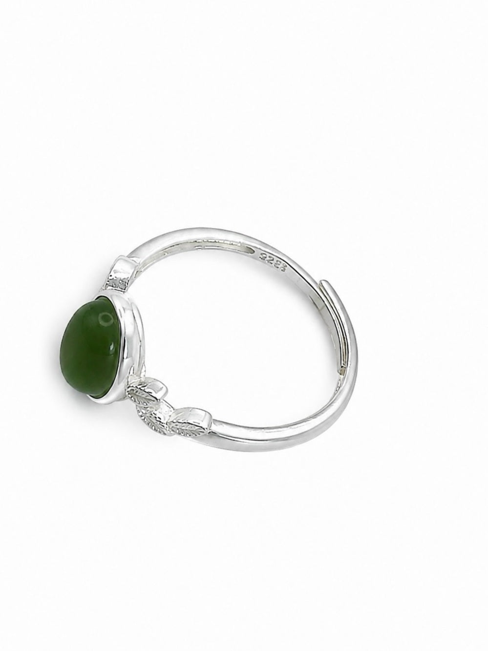 Jade Branch Ring (S925) R95